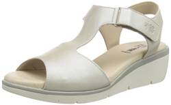 Fly London Damen Nova932fly Sandale, Silber, 38 EU von FLY London