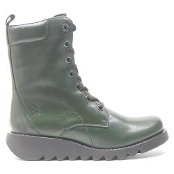 Fly London Damen Silf015fly Springerstiefel, Dk Green, 38 EU von FLY London