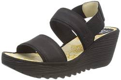 Fly London Damen Yaco416fly Sandale, Schwarz, 42 EU von FLY London