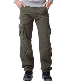 FLYF Cargohose Camouflage Herren Lang Arbeitshose Armee Rangerhose Freizeit Sporthose von FLYF