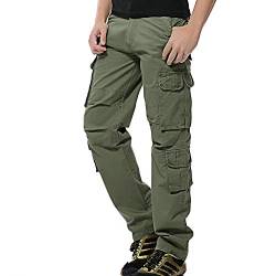 FLYF Cargohose Camouflage Herren Lang Arbeitshose Armee Rangerhose Freizeit Sporthose von FLYF