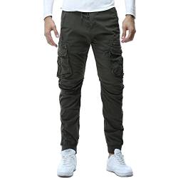 FLYF Cargohose Herren Camouflage Lang Arbeits Militär Hosen Männer Cargo Hose von FLYF