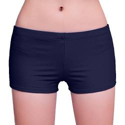 FLYILY Damen Sport Badeshorts Board Shorts(EUR 40-42(Tag XXXL),Navy) von FLYILY