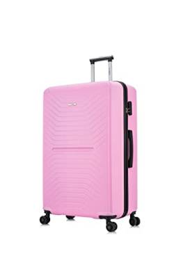 FLYMAX 24" Medium Suitcase Super Lightweight 4 Wheel Spinner Hard Shell ABS Luggage Hold Check in Travel Case von FLYMAX