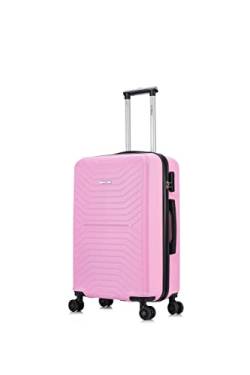FLYMAX 55x35x20 4 Wheel Super Lightweight Cabin Luggage Suitcase Hand Carry on Flight Travel Bags Approved On Board Fits Flybe Easyjet Ryanair Jet 4 von FLYMAX