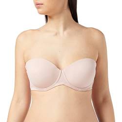 FM London Damen Women's Strapless Bra Multiway trägerloser BH, Dusty Pink, 34DD von FM London