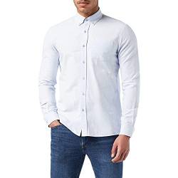 FM London Herren Mens Shirt Hemd, hellblau, XL von FM London