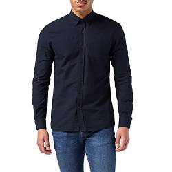 FM London Herren Mens Shirt Hemd, marineblau, L von FM London