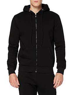 FM London Hoodie für Herren - Superweiche Hoodie mit Reißverschluss mit innerem gebürstetem Fleecefutter - Baumwollreiche, Bequeme Hoodies von FM London