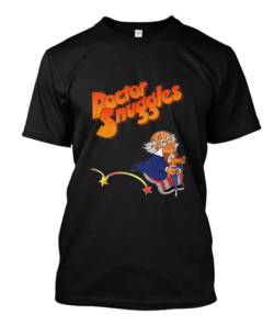 NWT 661479-Dr. Snuggles Retro Vintage Fun T Shirt Size S-4XL BlackX-Large von FMCA
