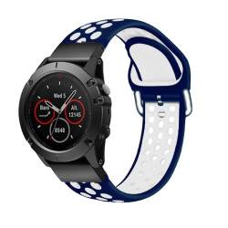 FNDWJ 22 x 26 mm Silikon-Uhrenarmband mit Schnellentriegelung für Garmin Fenix 6 6X Pro 5X 5 Plus 3HR Enduro 935 Tactix Delta Smart Watch Band, 26mm Width, Achat von FNDWJ