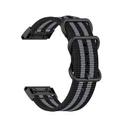 FNDWJ Sport-Nylon-Armband für Garmin Fenix 7 7X 6 6X Pro 5 5X Plus Uhrenarmband, Schlaufe für Fenix 3 HR Handgelenk, Correa-Schließe, For Forerunner 945 935, Achat von FNDWJ