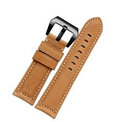 FNDWJ Uhrenarmband aus echtem Leder, Retro-Stil, für Panerai PAM111 441, Rindsleder, 20 mm, 22 mm, 24 mm, 26 mm, 20 mm, Achat von FNDWJ