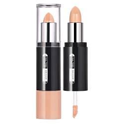 # Concealer Liquid Foundation Powder Zwei-in-Eins-Ölkontrolle, feuchtigkeitsspendendes, langanhaltendes Schweiß-Make-up (C, One Size) von FNKDOR