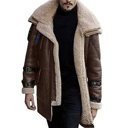 FNKDOR Herbst Winterjacke Herren Jacke Stylische übergangs Warme Bequem Wintermantel Freizeit Jacke von FNKDOR