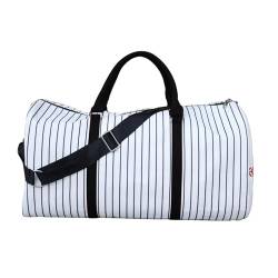 FNKDOR Sporttasche Damen Herren Unisex Leinwand Große Kapazität Baseball Rugby Handtasche Reisetasche (Black, One Size) von FNKDOR