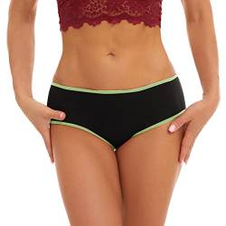 FNKDOR Unterhosen Damen Unterhose Patchwork Farbe Unterwäsche Höschen Bikini Solid Damen Slips Knickers#21 von FNKDOR