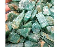 FOCCAR Opal-Kristall, rau, 0,9 kg, natürliche Rohedelsteine ​​für Kunst, Handwerk, Taumeln, Cabbing, Polieren, Drahtwickeln, Wicca- und Reiki-Kristall Naturstein (Color : Amazonite) von FOCCAR