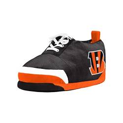 FOCO Herren NFL Team Logo Plüsch Oversized Sneaker Hausschuhe, Teamfarbe von FOCO