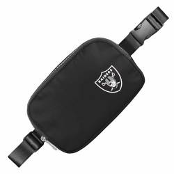 FOCO NFL Gameday On The Move Crossbody Gürteltasche – Offizielles Lizenzprodukt – Stadion genehmigt – verstellbar & stilvoll (Las Vegas Raiders – Schwarz) von FOCO