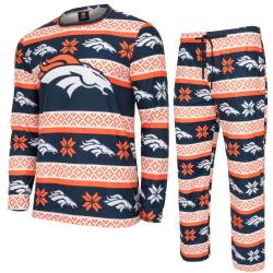NFL Winter XMAS Pyjama Schlafanzug Denver Broncos von FOCO