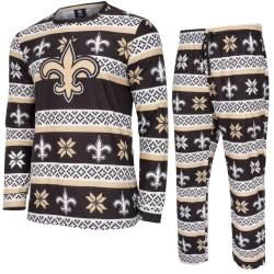 NFL Winter XMAS Pyjama Schlafanzug New Orleans Saints von FOCO