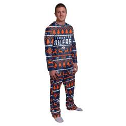 NHL Winter XMAS Pyjama Schlafanzug - Edmonton Oilers von FOCO