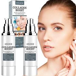EELHOE Collagen Boost Anti-Aging Serum, 2 PCS Collagen Serum for Face, Dark Spot Corrector Serum, Feuchtigkeitsspendende Nährende Essenz von FOCUSUN
