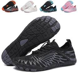 FOGOIN Orthoshoes Barfußschuhe Damen Herren, Sommer Schnell Trocknend Barfussschuhe, Atmungsaktiv rutschfeste, Leichte Breite Zehenschuhe von FOGOIN