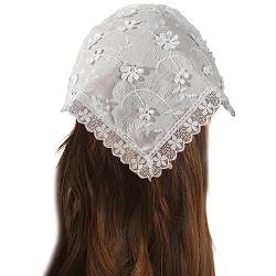 Atmungsaktives Damen-Bandana, Outdoor, Camping, Foto, Spitze, Stirnband, Sommer, durchsichtig, für Reisen, Spitzen-Stirnbänder für Frauen, breite Blume, Braut-Stirnbänder für Hochzeit, Spitze, von FOLODA