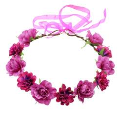 Braut-Stirnbänder, Blumen-Haarbänder, Blumen-Girlanden, Haarkranz, Brautblume für Hochzeit, Blumenkranz von FOLODA