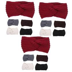 FOMIYES 15 Stk Gestricktes Kreuzhaarband Ohrenschützer Winter Damen Baby Stirnbänder Haarschmuck Für Frauen Modisches Haar-accessoire Haarverzierung Garn Gürtelabdeckung Fräulein Wärmer von FOMIYES