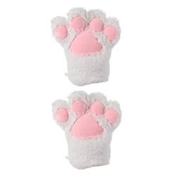 FOMIYES 1Pair Cat Paw Handschuhe Performance Plüschhandschuhe Kinder Party Cosplay Handschuhe Katzenklaue-Handschuhe Cosplay-Handschuhe Leistungshandschuhe Plüschhandschuhe. Kinderhandschuhe von FOMIYES