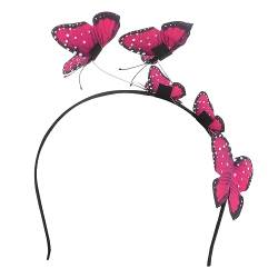 FOMIYES 1stk Prinzessinnenkrone Für Frauen Haarreifen Für Mädchen Stirnband Schmetterling Teehüte Für Braut Stirnbänder Karneval Schmetterling Stirnband Handwerk Dicke Hut Kranz Damen Fein von FOMIYES