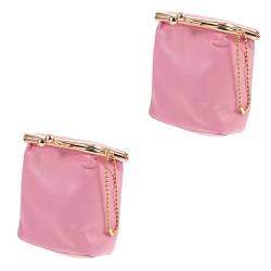 FOMIYES 2st Quadratische Lippenstiftschachtel Halter Für Lipgloss-etui Reisebrieftasche Lippenstift Für Frauen Outdoor-dekor Reise-Lipgloss-Tasche Clip Schaffell Mädchen Einfach Lagerregal von FOMIYES