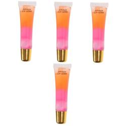 FOMIYES 4 Stück Lipgloss Bildhülle schwarze Haarschleife Lippenöle Lippenstift Schönheitswerkzeuge für Frauen Lippenöl feuchtigkeitsspendend dauerhaft einstellen Schlauch Vitamin E von FOMIYES