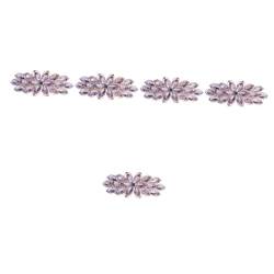 FOMIYES 5St Strass-Frühlings-Haar-Accessoires florale Haaraccessoires Braut Glitzer Haarspange Haarnadel Haarklammer Haarspangen mit Strass für Mädchen Haarspangen für Mädchen die Blumen von FOMIYES