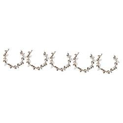 FOMIYES 5st Blatt Haarband Hinterlässt Kopfbedeckungen Goldene Kopfbedeckung Ast Haarschmuck Für Frauen Hochzeit Haarschmuck Für Damen Haarranken Fräulein Legierung Metall Hochzeitskleid von FOMIYES