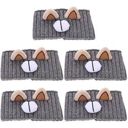 FOMIYES 5st Gestricktes Breites Stirnband Winterlicher Haarreif Frauen Kopfschmuck Kopfwickel Für Frauen Häkeln Kopf Wickel Warmes Stirnband Haarband Jacke Mit Hut Stricken Ohr Fräulein von FOMIYES