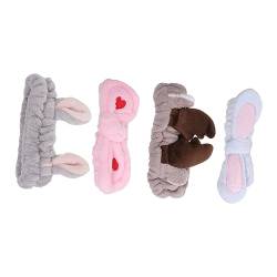 FOMIYES 8 Stk Haarband Zum Waschen Des Gesichts Weihnachtsgeschenk Kinder Kinder Frauen Kosmetisches Haarband Kosmetisches Stirnband Kopfwickel Für Frauen Stoff Bilden Südkorea Damen von FOMIYES