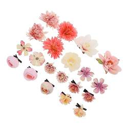 FOMIYES 84 Stk Haarnadel Blumen-haarspangen Aus Chiffon Haare Für Mädchen Blumenhaarspangen Für Frauen Schleifenhaar Kleinkinderhaare Bügeleisen Fräulein Einstellen Sommer von FOMIYES