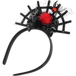 FOMIYES Haargummis Halloween-spinnen-kopfschmuck Karneval Haarband Halloween-party-stirnband Urlaub Stirnbänder Spinnen-stirnband Für Frauen Abschlussball Feder Haarschmuck von FOMIYES