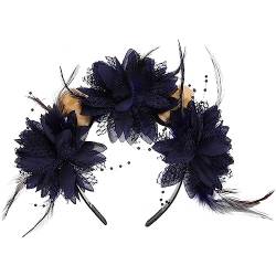 FOMIYES Halloweens Haarschmuck Karneval Haarband Cosplay Stirnband Requisite Haarband Für Erwachsene Halloween-stirnbänder Für Erwachsene Schmücken Polyester + Kunststoff Die Blumen von FOMIYES