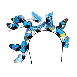 FOMIYES Schmetterlings-stirnband Elegante Party Stirnband Mit Schönen Flügeln Fascinator-stirnband Festival Kostüm Böhmischer Hochzeitskopfschmuck Charme 3d Sport Heiligenschein von FOMIYES