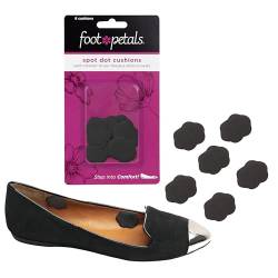 Foot Petals Scheuerschutz, Damen Absätze, Pumps, Flats Gewellt, Schwarz, Medium von FOOT PETALS