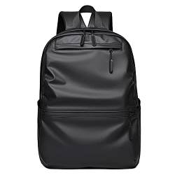 FORRICA Laptop Rucksack Herren Schulrucksack Jungen 15.6 Zoll Laptoptasche Großer Lässig Rucksäcke für Schule Arbeit Business Reisen Schwarz, F-DN03 von FORRICA