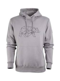 FORSBERG Hoodie mit Logo Bär Herren Sparpreis einfarbig hohe Qualität hochwertig robust bequem guter Schnitt, Farbe:Oliv, Größe:M von FORSBERG