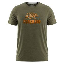 FORSBERG T-Shirt Skogson, Farbe:grün/orange, Größe:3XL von FORSBERG