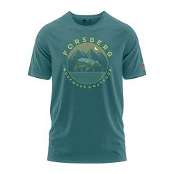 FORSBERG T-Shirt mit Brustlogo Gruvarson II, Farbe:Emerald/grün, Größe:4XL von FORSBERG