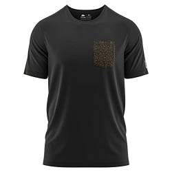 FORSBERG T-Shirt mit Brustlogo im Polygondesign, Farbe:schwarz/Bronze, Größe:3XL von FORSBERG
